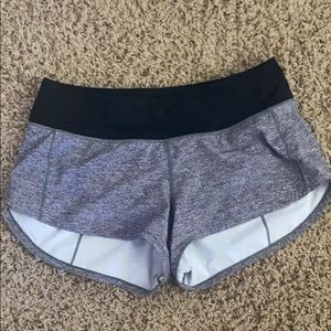 Gray lulu speed up shorts